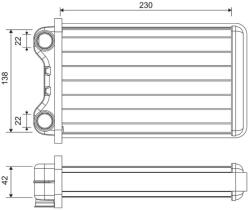 VALEO Schimbător de căldură, încălzire habitaclu VALEO 812255 (812255) - fixbox