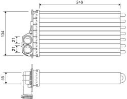 VALEO Schimbător de căldură, încălzire habitaclu VALEO 811565 (811565) - fixbox