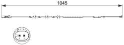 Bosch Senzor de avertizare, uzura placute de frana BOSCH 1 987 474 551 (1 987 474 551)