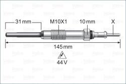 VALEO Bujie incandescenta VALEO 345234