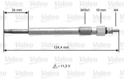 VALEO Bujie incandescenta VALEO 345162