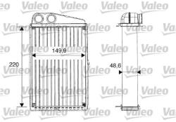 VALEO Schimbător de căldură, încălzire habitaclu VALEO 812247 (812247) - fixbox