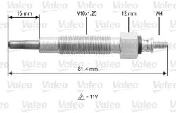 VALEO Bujie incandescenta VALEO 345186