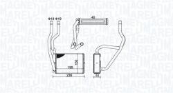Magneti Marelli Schimbător de căldură, încălzire habitaclu MAGNETI MARELLI 350218421000 (350218421000) - fixbox