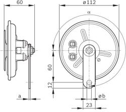 Bosch Claxon BOSCH 0 986 320 312 (0 986 320 312) - fixbox