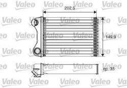 VALEO Schimbător de căldură, încălzire habitaclu VALEO 812211 (812211) - fixbox