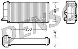 DENSO Schimbător de căldură, încălzire habitaclu DENSO DRR09001 (DRR09001)
