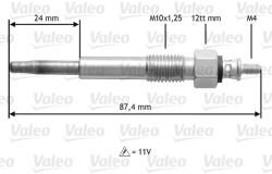 VALEO Bujie incandescenta VALEO 345159
