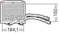 DENSO Schimbător de căldură, încălzire habitaclu DENSO DRR09102 (DRR09102) - fixbox