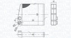 Magneti Marelli Schimbător de căldură, încălzire habitaclu MAGNETI MARELLI 350218440000 (350218440000) - fixbox