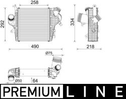 MAHLE Intercooler MAHLE CI 637 000P (CI 637 000P)