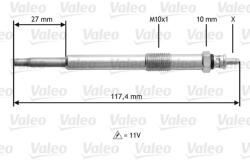 VALEO Bujie incandescenta VALEO 345143