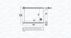 Magneti Marelli Schimbător de căldură, încălzire habitaclu MAGNETI MARELLI 350218473000 (350218473000) - fixbox
