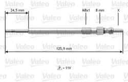 VALEO Bujie incandescenta VALEO 345164