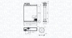 Magneti Marelli Schimbător de căldură, încălzire habitaclu MAGNETI MARELLI 350218486000 (350218486000)