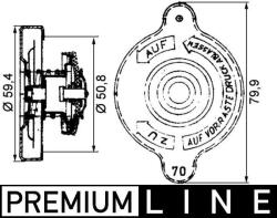MAHLE Buson, radiator MAHLE CRB 15 000P (CRB 15 000P)