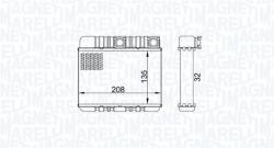 Magneti Marelli Schimbător de căldură, încălzire habitaclu MAGNETI MARELLI 350218469000 (350218469000)