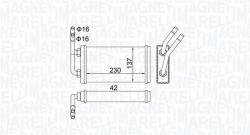 Magneti Marelli Schimbător de căldură, încălzire habitaclu MAGNETI MARELLI 350218406000 (350218406000)