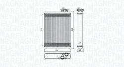 Magneti Marelli Schimbător de căldură, încălzire habitaclu MAGNETI MARELLI 350218471000 (350218471000) - fixbox