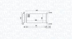Magneti Marelli Schimbător de căldură, încălzire habitaclu MAGNETI MARELLI 350218451000 (350218451000) - fixbox