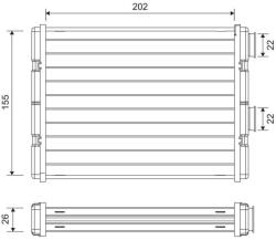 VALEO Schimbător de căldură, încălzire habitaclu VALEO 811592 (811592) - fixbox