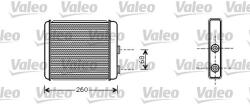 VALEO Schimbător de căldură, încălzire habitaclu VALEO 812285 (812285)