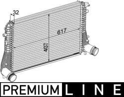 MAHLE Intercooler MAHLE CI 207 000P (CI 207 000P)
