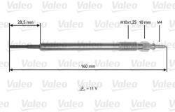 VALEO Bujie incandescenta VALEO 345177