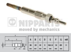 NIPPARTS Bujie incandescenta NIPPARTS J5715014