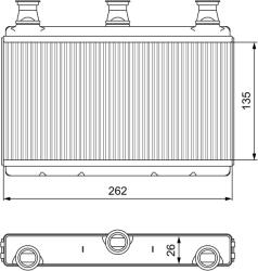 VALEO Schimbător de căldură, încălzire habitaclu VALEO 811537 (811537) - fixbox