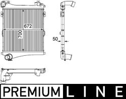 MAHLE Intercooler MAHLE CI 179 000P (CI 179 000P)