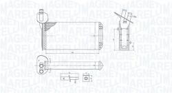 Magneti Marelli Schimbător de căldură, încălzire habitaclu MAGNETI MARELLI 350218410000 (350218410000) - fixbox