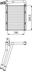 VALEO Schimbător de căldură, încălzire habitaclu VALEO 811548 (811548) - fixbox