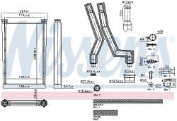 NISSENS Schimbător de căldură, încălzire habitaclu NISSENS 707242 (707242) - fixbox