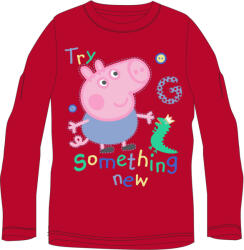  Peppa malac Something New Red gyerek hosszú póló, felső 6 év / 116 cm (85EMM5202938A116) - eking