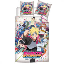  Boruto Ninja Squad ágyneműhuzat 140×200cm, 63×63 cm microfibre (AYM071115) - eking