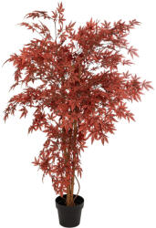 Brius Planta artificiala artar de toamna cu ghiveci, frunzis multicolor nuante calde, fara intretinere, 60x60x150 cm (JJ-204278)