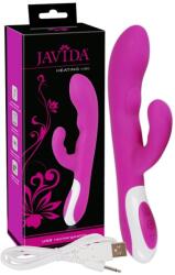 Javida Vibrator rabbit cu incalzire Javida Heating USB 22cm Vibrator