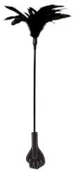 Pipedream Cravasa Guilty Pleasure Feather Crop Black