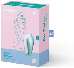 Satisfyer Vibrostimulator clitoridian cu aspiratie Satisfyer Love Breeze Ice Blue Vibrator