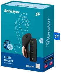Satisfyer Vibrator smart clitoridian Satisfyer Little Secret negru Vibrator