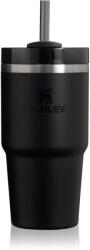 STANLEY Quencher H2. O FlowState Tumbler pahar din oțel inoxidabil cu pai mic Black 2.0 600 ml