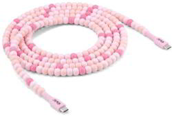 Club 3D - USB-C Beaded Cable Pink 2m - CAC-3010 (CAC-3010)