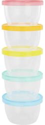 Badabulle Maxi Fun Colors tálka kupakkal 5x250 ml