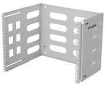 Lanberg folding bracket wall-mount 19inch 8U 497x400/240 grey (FB01-5408-10S) (FB01-5408-10S)