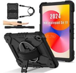 Gigapack Huawei MatePad SE 11 GIGAPACK Defender műanyag telefonvédő ütésállóság, vállpánt, FEKETE (GP-183028) (GP-183028)
