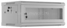 Lanberg Rack cabinet 19inch wall-mount 4U 600x450 perforated door grey (WF01-6404-23S) (WF01-6404-23S)