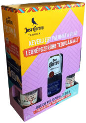 JOSE CUERVO Silver tequila ajándékcsomag 2 db Fever Tree Grapefruit Soda-val DRS (0, 7L / 35%+2*0, 2L) - whiskynet