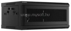 Lanberg Wall mount cabinet 19inch 4U 600x450 mesh door black (WF01-6404-23B) (WF01-6404-23B)