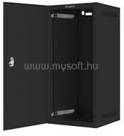 Lanberg Rack cabinet 10inch wall mount 12U 280x310 black with metal door flat pack (WF10-2312-00B) (WF10-2312-00B)